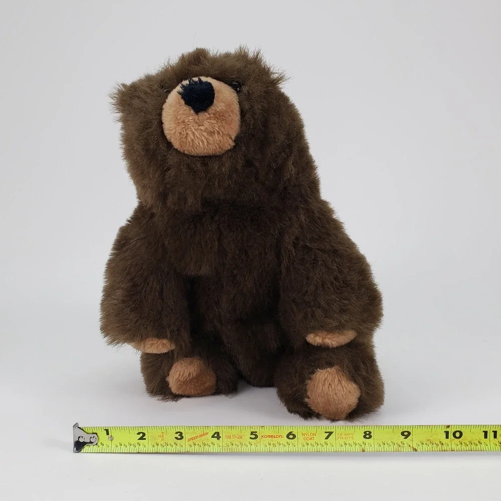 Westcliff Collection Brown Grizzly Bear Plush Stuffed Animal Vintage Korea 12in